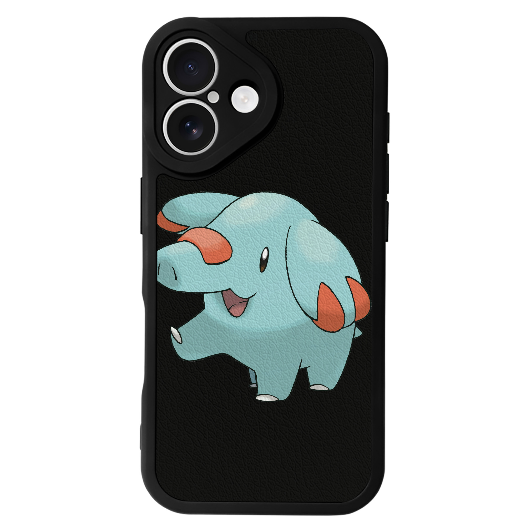 （画像用） ポケットモンスター Pokémon 【iPhone 16シリーズ対応】シリコンスマホケース（レザー調） 材質：シリコン